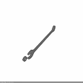 Combination Wrench And Hex Nut Metal Tools For Repair And Maintenance Work