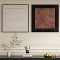 Simple abstract decorative painting 3d model