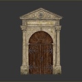 Ancient Building Door Ancient Building Door Chinese Style Door Antique Door Classical Door Chinese Style Door Chinese Style Entrance Traditional Door 3d model