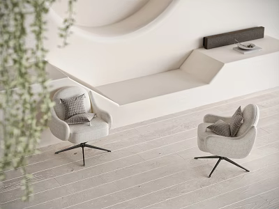 Single sofa leisure sofa leisure lounge chair 3d model