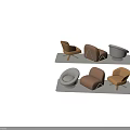 Modern Upholstered Accent Chairs With Unique Shapes Neutral Tones And Sleek Metal Frames