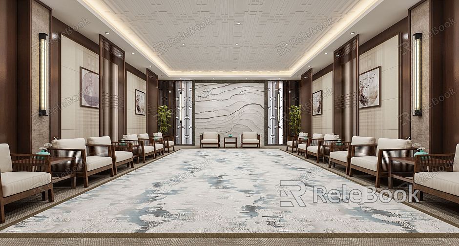 New Chinese Reception Room model