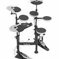 Professional Roland Electronic Drum Kit With Multiple Drum Pads Pedal And Control Panel