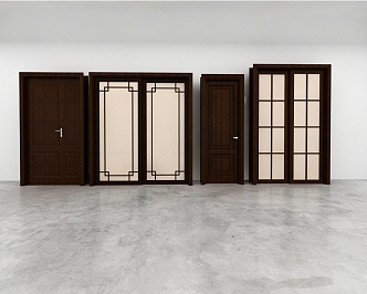 Door combination 3d model