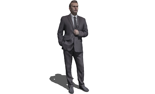 modern man 3d model