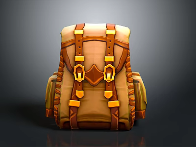 Camping backpack travel bag travel backpack camping bag mountaineering bag hiking backpack travel bag 3d model