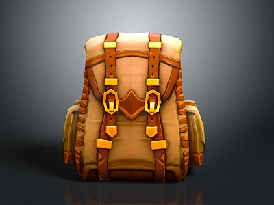 Camping backpack travel bag travel backpack camping bag mountaineering bag hiking backpack travel bag 3d model