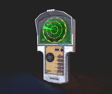 Modern Detector Realistic Radar Detector 3d model