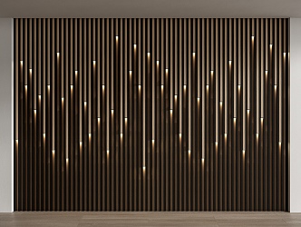 Modern background wall grille background wall panel great wall board punch-in wall grille board 3d model