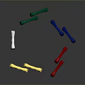 Practical Versatile Multicolor Hardware Tools With Various Shapes And Sturdy Design