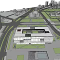 Modern Museum Architecture Shanghai Museum East 3d model