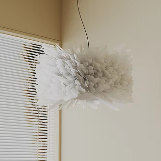 Modern chandelier 3d model