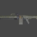 Weapons Light Machine Gun 3d model
