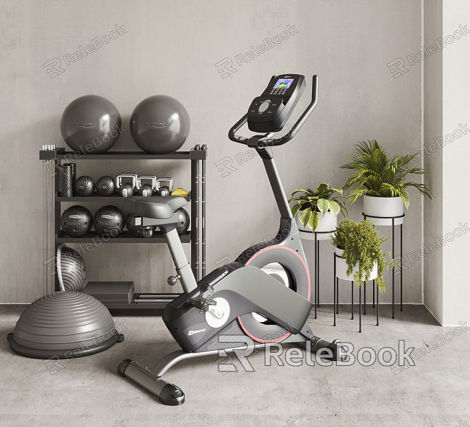 Modern spinning elliptical machine fitness equipment model