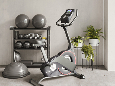 Modern spinning elliptical machine fitness equipment model