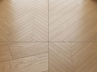 Modern Flooring Wood Flooring Ground Combination 3d model