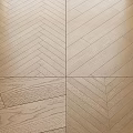 Natural Oak Wooden Flooring with Four Distinct Herringbone and Straight Patterns