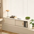Cat Climbing Rack Bay Window Cabinet Storage Cabinet 3d model