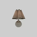 Beige Fabric Pleated Shade Table Lamp With Ceramic Gray Green Glossy Base