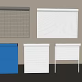 Different Types Of Window Roller Blinds In Various Colors And Styles