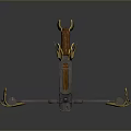 Crossbow Mechanical Crossbow Shift Bow and Arrow Shoot Far Equipment Weapons High-tech Crossbow 3d model
