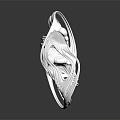 Modern Sculpture Carving Metal Crafts Carving Pieces 3d model