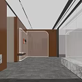 Modern Public Office Space With Work Desks Ergonomic Chairs Large Potted Plants And Open Layout