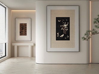 New Chinese Decorative Painting 3d model