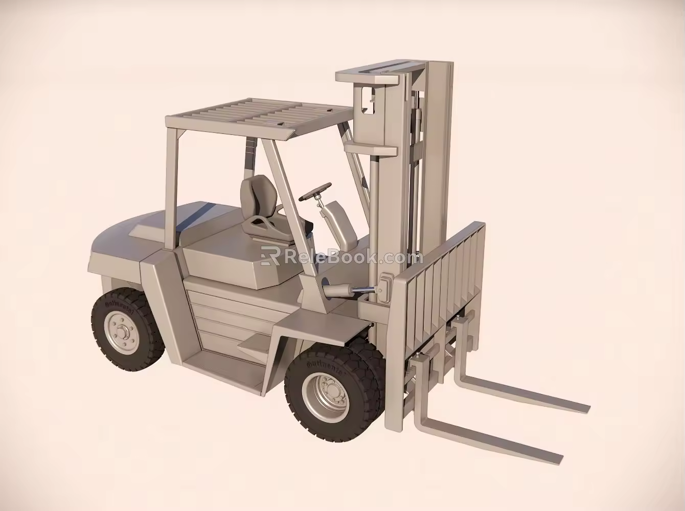 Multi-function forklift lift 3d model