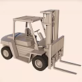 Multi-function forklift lift 3d model