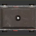 Red Portable Generator With Metal Frame And Rolling Wheels For Industrial Use