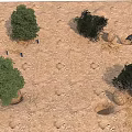 Garden Ornaments With Decorative Balls Green Bushes And Natural Stone Piles
