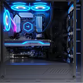 Modern host computer competitive host 3d model