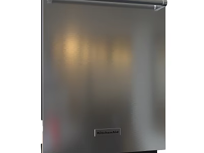 Sleek Stainless Steel Kitchen Appliance Built In Design For Modern Kitchen 3d model