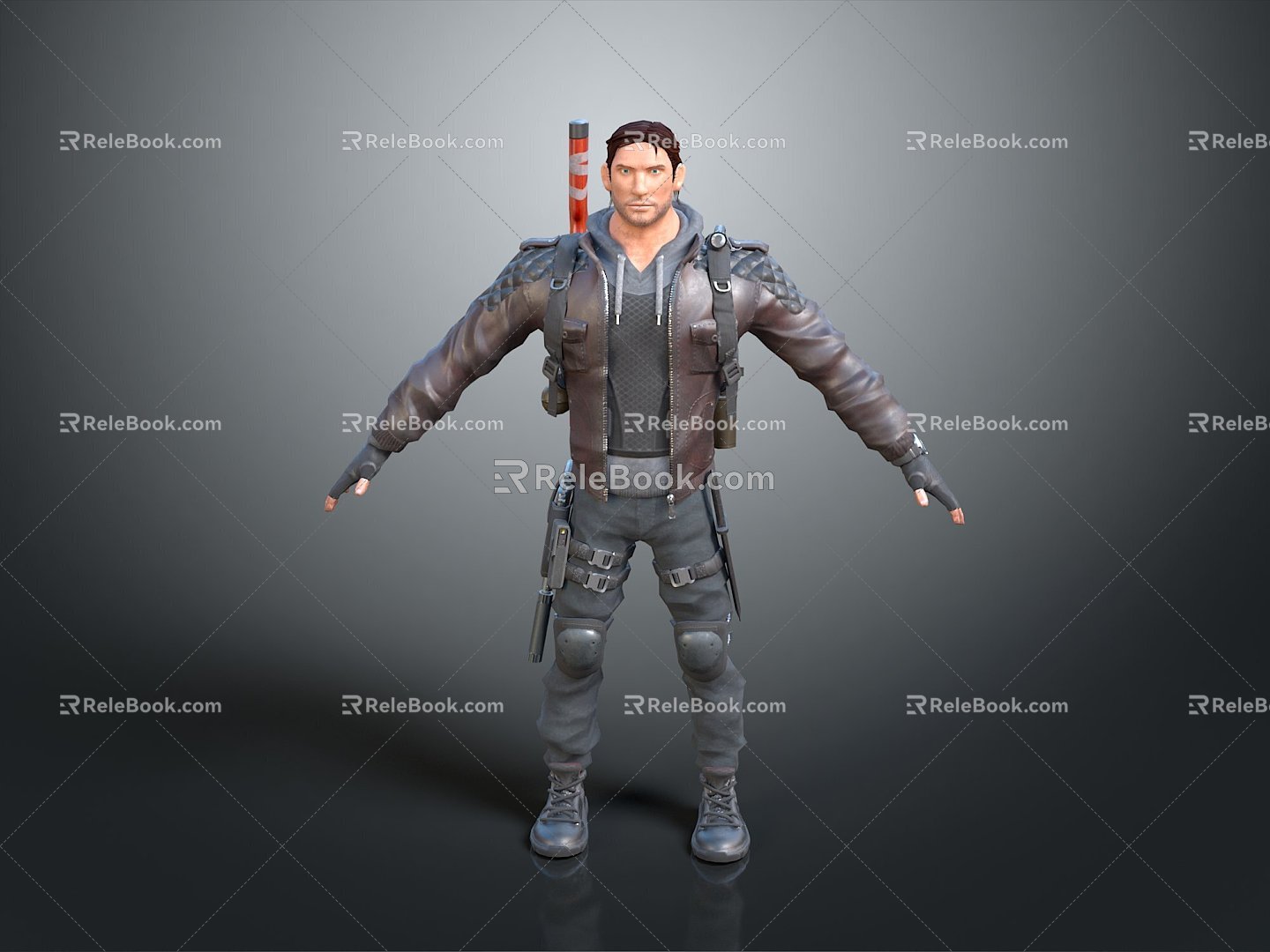 Soldier Soldier Soldier Mercenary Mercenary Male Soldier Male Detective Male Detective 3d model