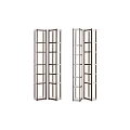 Modern Open Design Bookcase With Multiple Shelves And Metal Frame Structure