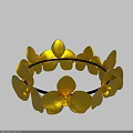 Yellow Orchid Flower Headband With Decorative Petals And Elastic Band