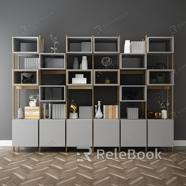 Modern Bookshelf model