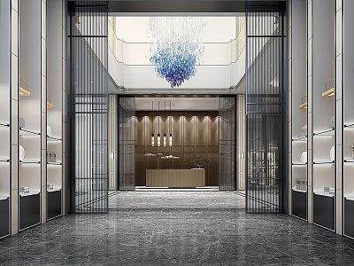 Front Desk 3d model