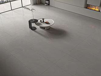 light gray Floor Tile Soft Gloss Tile Matte Tile 3d model