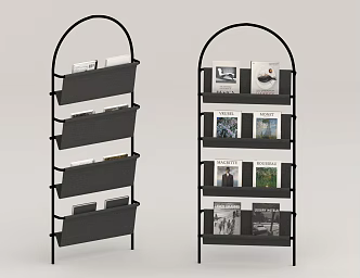 Bookshelf Storage Rack Storage Rack Books 3d model