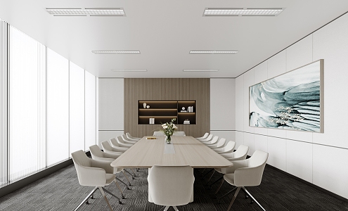 Modern Conference Room 3d model