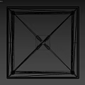 MyDry Black Square Laundry Waste Bin For Household Cleaning Supplies