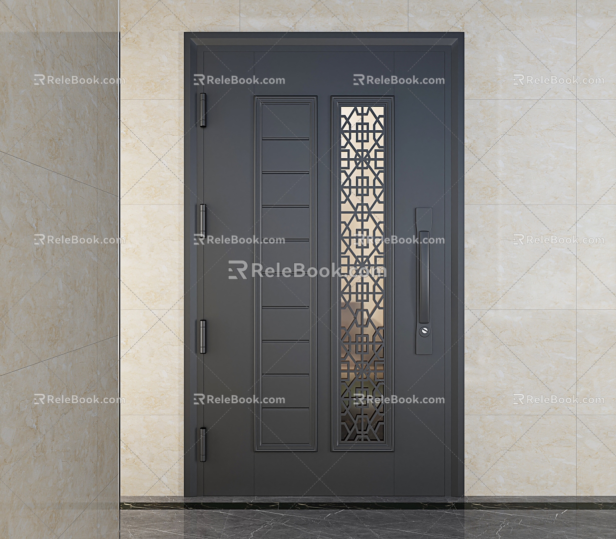 Gate Entry Door 3d model