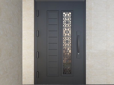 Gate Entry Door 3d model