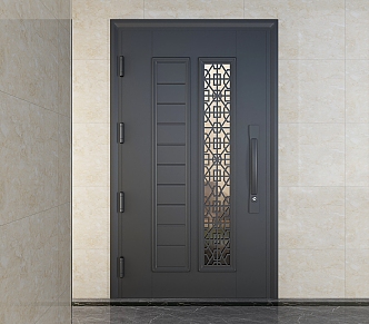 Gate Entry Door 3d model