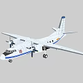 Military Fighter Jet With Number 18 Twin Propellers And Aerodynamic Wing Design