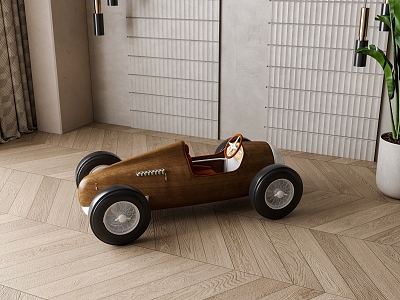 Children's toy car 3d model