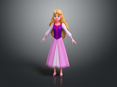 Modern Disney Heroine Disney Characters Disney Princess Disney Beauty 3d model