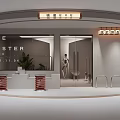 EVE POSTER ALLE Mall Storefront With Model Display And Entrance Chairs